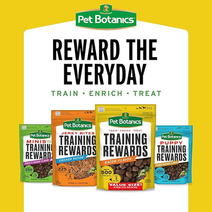 Pet Botanics 4 oz. Pouch Training Rewards Mini Soft & Chewy, Chicken Flavor, with 200 Treats Per Bag, The Choice of Top Trainers (Pack of 2) - PAWPICO