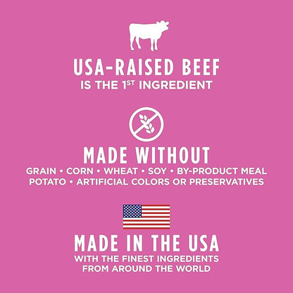 Instinct Raw Boost Small Breed Grain Free Recipe with Real Beef Natural Dry Dog Food, 4 lb. Bag - PAWPICO