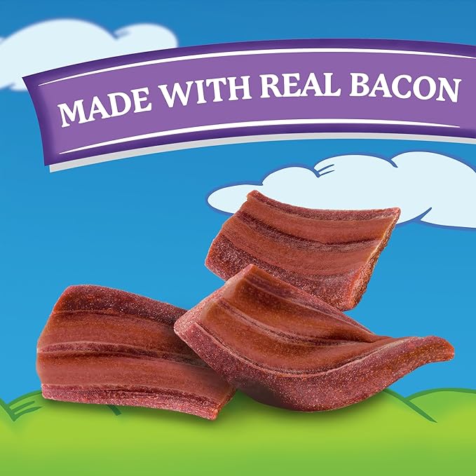 Canine Carry Outs Dog Treats, Bacon Flavor, 47 Ounce, Made with Real Bacon - PAWPICO