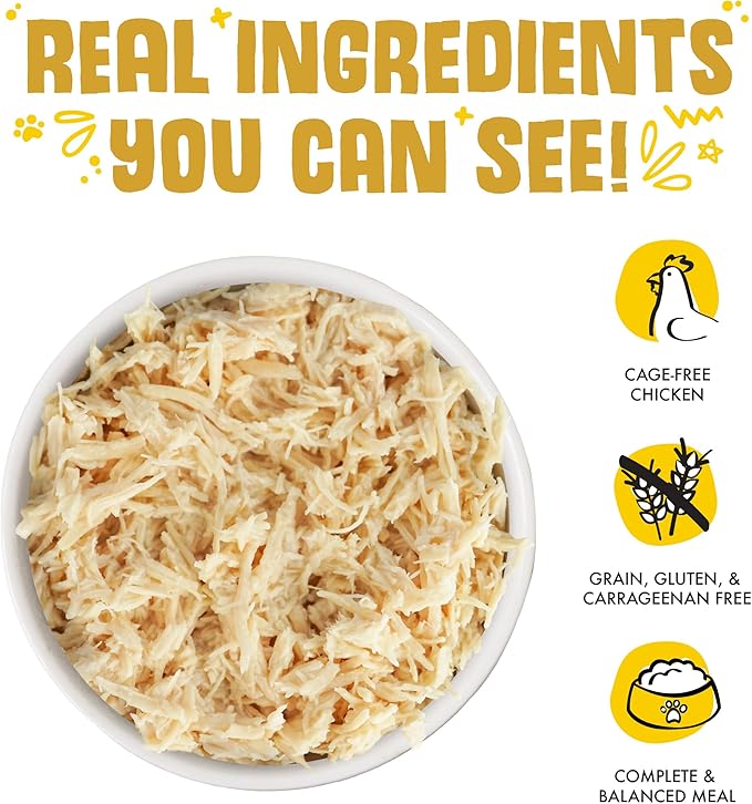 Weruva Classic Dog Food, Paw Lickin’ Chicken with Chicken Breast in Gravy, 5.5oz Can (Pack of 24) - PAWPICO