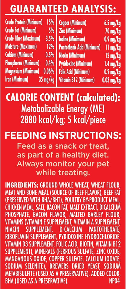 Milk-Bone Mini's Flavor Snacks Dog Treats, 15 Ounce (Pack of 6) Crunchy Texture Helps Reduce Tartar - PAWPICO