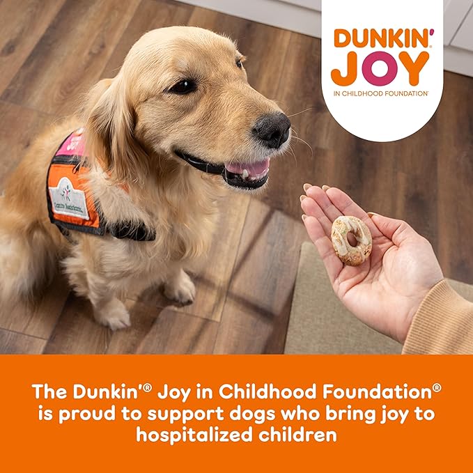 Milk-Bone Limited Edition Dunkin' Vanilla Glaze Flavor Biscuit Dog Treats, 8 Ounce - PAWPICO