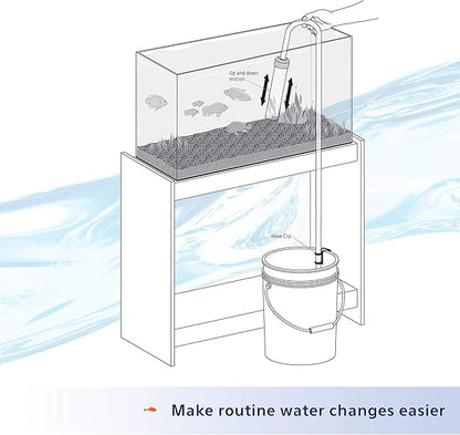 Aqueon Aquarium Siphon Vacuum Gravel Cleaner Mini - 5 Inches Aqueon