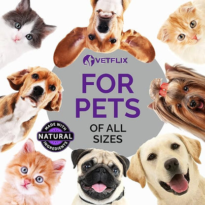 Pet Adrenal Support for Dogs & Cats - Made in USA - Cushings Treatment for Dogs - Cat & Dog Supplement for Kidney Support Vetflix