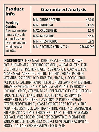 Tetra Goldfish Flakes, Nutritionally Balanced Diet for Aquarium Fish, Vitamin C Enriched Flakes, 1 oz (36 Pack) Tetra