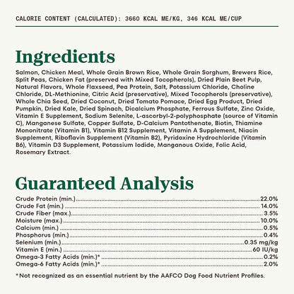 Nutro Natural Choice Adult Dry Dog Food, Salmon & Brown Rice Recipe, 28 lb. Bag - PAWPICO