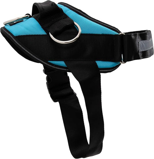 ShawnCo Essential Dog Harness, No-Pull Pet Vest with 3 Leash Clips, No Choke, Reflective, Adjustable and Padded, for Easy Walking and Training for Small, Medium and Large Dogs (Oceanic Blue, XS) SHAWNCO