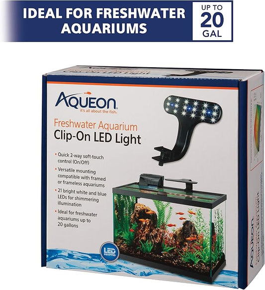 Aqueon Freshwater Aquarium Clip-On LED Light One Size Aqueon