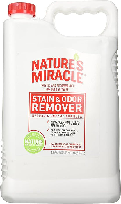 Nature's Miracle Pet Stain and Odor Remover, 1-1/2-Gallon NaturesMiracle