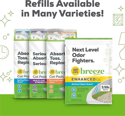 Purina Tidy Cats Litter Pellets, Breeze Refill Litter Pellets in Recyclable Box - (6) 3.5 lb. Bags - PAWPICO