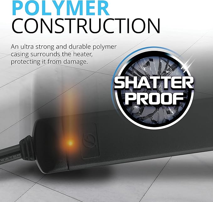 Fluval P50 Submersible Aquarium Heater for Up to 15 Gallons, 50 Watts Fluval