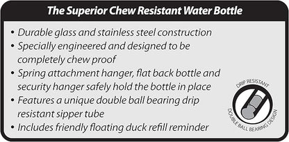 Kaytee Chew-Proof Water Bottle for Pet Ferrets and Rabbits, 26 oz Kaytee