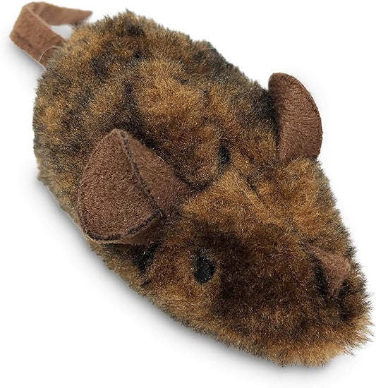OurPets Play-N-Squeak Mouse Hunter Cat Toy (Interactive Cat Toy & Catnip Toy with Real Mouse Electronic Sound) Perfect Toys for Indoor Cats with Catnip - PAWPICO