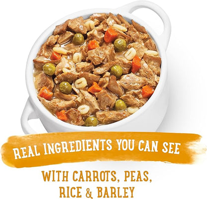 Beneful Purina Gravy Wet Dog Food, Prepared Meals Chicken Stew - (8) 10 oz. Tubs (Pack of 2) - PAWPICO