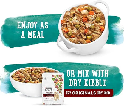 Purina Beneful Prepared Meals Lamb & Rice Stew - (8) 10 oz. Tubs - PAWPICO