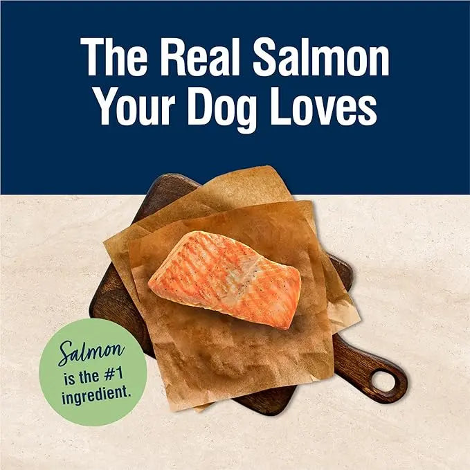 Blue Buffalo True Solutions Perfect Skin & Coat Natural Dry Food for Adult Dogs, Salmon, 11-lb. Bag - PAWPICO