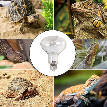 REPTI ZOO Reptile Heat Lamp 100W Full Spectrum UVA UVB Reptile Sun Lamp Self-Ballasted Vapor Basking Spot Lamp/Bulb/Light for Reptile and Amphibian E26 REPTIZOO