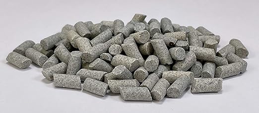 Ceramic Tumbling Media (1.2 lb - 3/16" x 3/8" A.C. Cylinders, Angle Cut Cylinders - Ceramic General) InteractiviaFinishingMedia