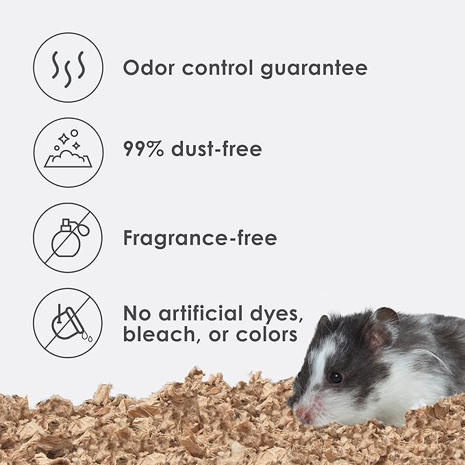 Kaytee Clean & Cozy Natural Paper Bedding, Made for Small Animals, 100 Liters Kaytee