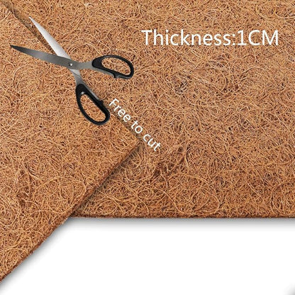 Reptile Carpet Mat, Coconut Fiber Liner,Snake Bedding,Lizard Cage Mat/Substrate for Snakes, Chameleons, Geckos ands Kitchen Use (30"x12"（2pc）) bestchoiceforyourreptiles