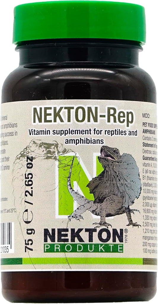 Nekton-Rep Vitamin Mineral Supplement for Reptiles and amphibians, 75gm NEKTON