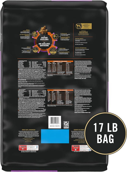 Purina Pro Plan High Protein Dog Food with Probiotics for Dogs, Shredded Blend Turkey & Rice Formula - 17 lb. Bag - PAWPICO