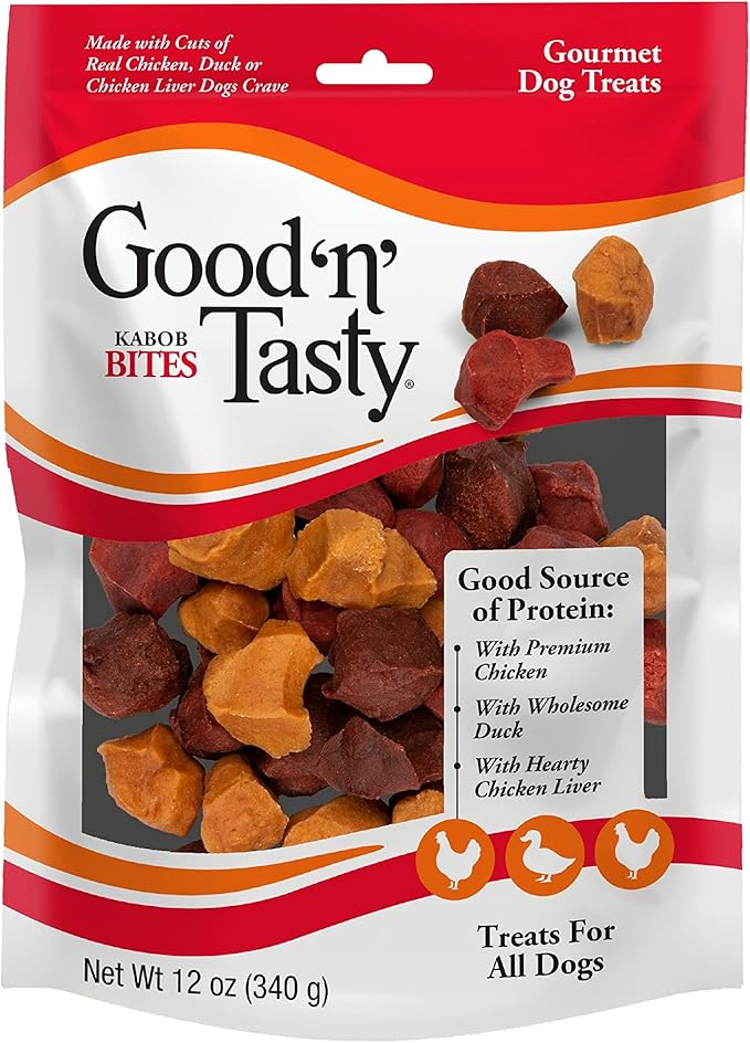 Good ‘N’ Tasty Kabob Bites, Gourmet Treats for All Dogs, Made with Real Chicken - PAWPICO