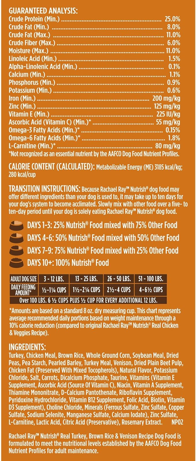 Nutrish Rachael Ray Turkey, Brown Rice & Venison 26 Pounds Dry Dog Food + Weight Management Turkey & Pumpkin 13 Ounce (Pack of 12) Wet Dog Food Bundle - PAWPICO