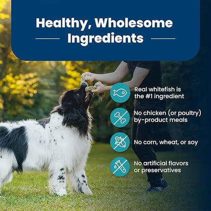 Blue Buffalo Life Protection Formula Adult Dry Dog Food, Helps Build and Maintain Strong Muscles, Made with Natural Ingredients, Fish & Brown Rice Recipe, 30-lb. Bag - PAWPICO