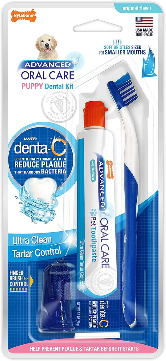 Nylabone Advanced Oral Care Puppy Dental Kit Puppy Original 3 Count Nylabone