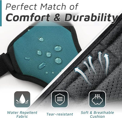 Eagloo Dog Harness for Large Dogs, No Pull Service Vest with Reflective Strips and Control Handle, Adjustable and Comfortable for Easy Walking, No Choke Pet Harness with 2 Metal Rings, Dark Green, L GoExplorewithEagloo