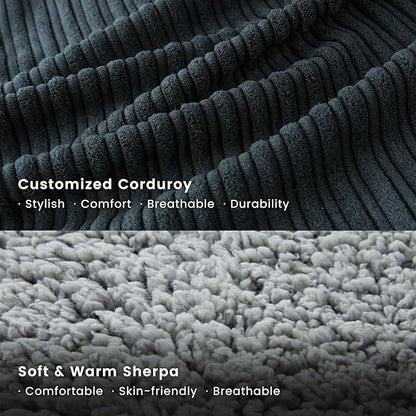 Miguel Washable Dog Bed with Removable Cushion for Medium Small Dogs, Easy to Wash Pet Sofa Bed with Side, Rectangle Bolster Cat Bed Calming Cuddle Puppy Bed with Anti-Slip Bottom, Black 30 Inch - PAWPICO