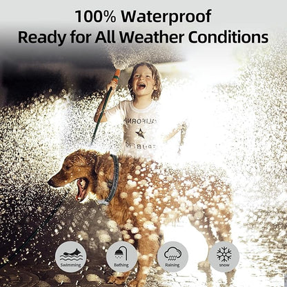 Dog Bark Collar, FAFAFROG Rechargeable Smart Collar, Anti Barking Training Collar with 5 Adjustable Sensitivity Beep Vibration Shock, Bark Collar for Large Medium Small Dogs(Grey) FAFAFROG