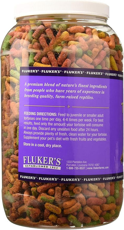 Fluker's Tortoise Diet, Large Pellet Food, Land Turtle Formula, 3.5 lbs. Flukers