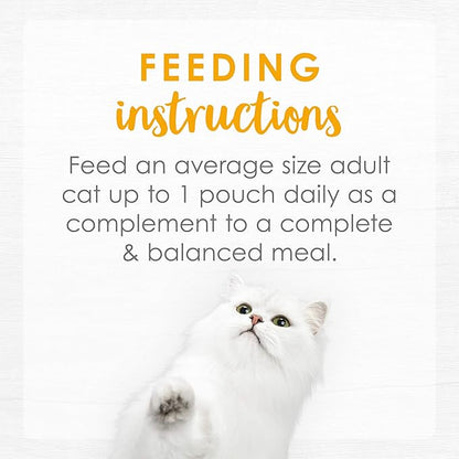 Purina Fancy Feast Lickable Wet Cat Food Broth Topper, Creamy With Tuna, Chicken, and Whitefish - (Pack of 16) 1.4 oz. Pouches - PAWPICO