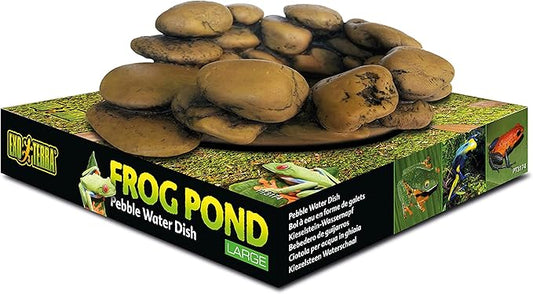 Exo Terra Frog Pond, Amphibian Terrarium Water Source, Large ExoTerra