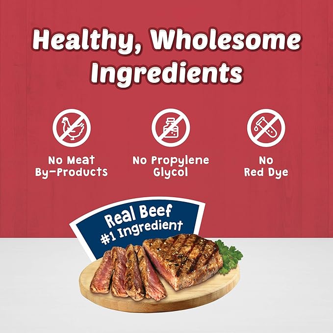 Blue Buffalo Stix Natural Soft Moist Dog Treats Beef Recipe Bag - PAWPICO