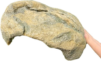 Extra Large Reptile Hide Resin Snake Hides for Ball Pythons Reptile Hides and Caves Simulation Rock Reptile Hideout for Habitat Lizard Leopard Gecko Bearded Dragon ZXUAQNOE