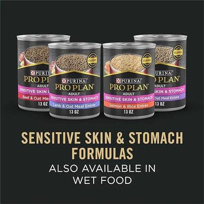 Purina Pro Plan Sensitive Skin and Sensitive Stomach Dog Food Lamb and Oat Meal Formula - 4 lb. Bag - PAWPICO