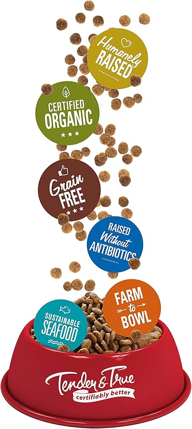 Tender & True Pet Nutrition Small Breed Organic Chicken Recipe Dog Food, 4 lb (46003) - PAWPICO