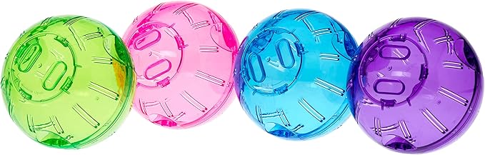 Kaytee 5" Assorted Color Run-About Exercise Ball For Pet Dwarf Hamsters & Mice Kaytee