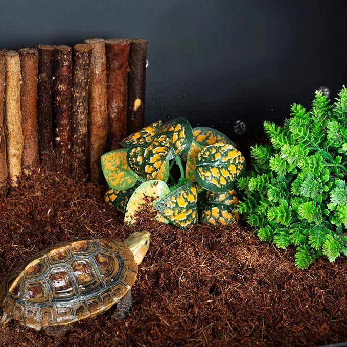 REPTI ZOO 3 Pack Coconut Fiber Substrate for Reptile, 24QT Reptile Coco Coir Brick for Hermit Crab Turtle Snake Frog Gecko Lizard Spider, Reptile Coconut Husk Terrarium Bedding REPTIZOO