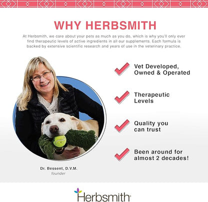 Herbsmith Bladder Care for Cats and Dogs – Maintains Urinary Health for Dogs and Cats – Dog and Cat Kidney Support – 150g Powder Herbsmith