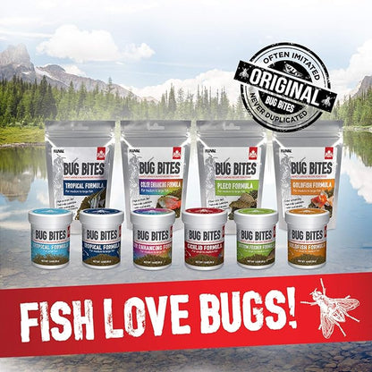 Fluval Bug Bites Goldfish Fish Food, Granules for Small to Medium Sized Fish, 1.6 oz., A6583 (Pack of 2) Fluval