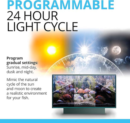 Fluval Aquasky 2.0 LED Aquarium Lighting, 12 Watts, 15-24 Inches Fluval