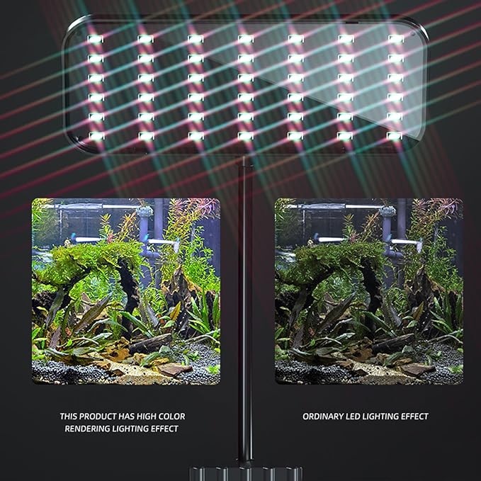 Carefree Fish Aquarium LED Light RA 92 USB 5V Fish Tank Clip Light 5730 8W Bewatermyfriend