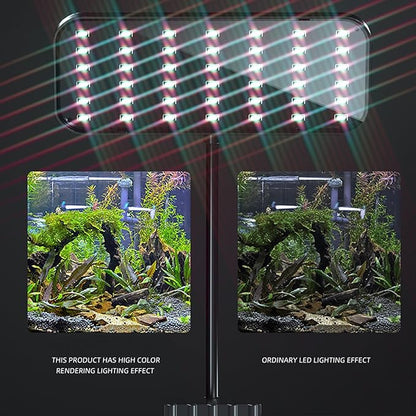 Carefree Fish Aquarium LED Light RA 92 USB 5V Fish Tank Clip Light 5730 8W Bewatermyfriend