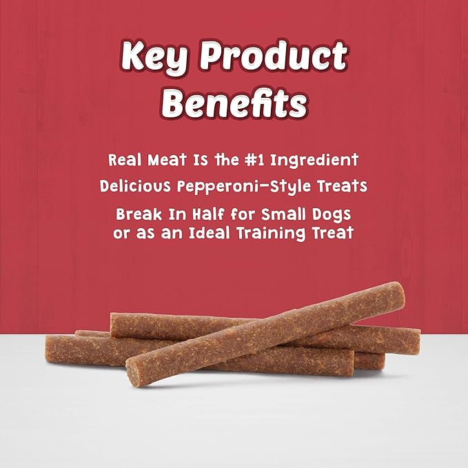 Blue Buffalo Stix Natural Soft Moist Dog Treats Beef Recipe Bag - PAWPICO