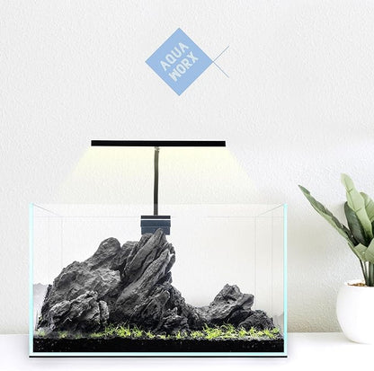 EOS LED Aquarium Light - Adjustable Aquarium Gooseneck Light with 7-Mode RGB Settings - Ideal Planted Aquarium Light - Fish Tank Light - Nano Aquarium Light - Aquarium LED Light - N5 RGB Aqua+Worx