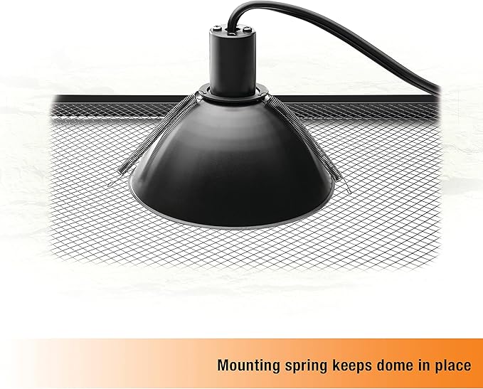 Zilla Light & Heat Halogen Mini Dome For Reptile Terrariums One Size Zilla